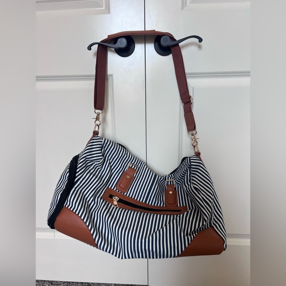 Striped Women's Duffle
